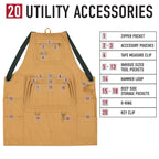 Canvas Full Work Apron - Premium Workwear from Rothco - Just $39.95! Shop now at Pat's Monograms