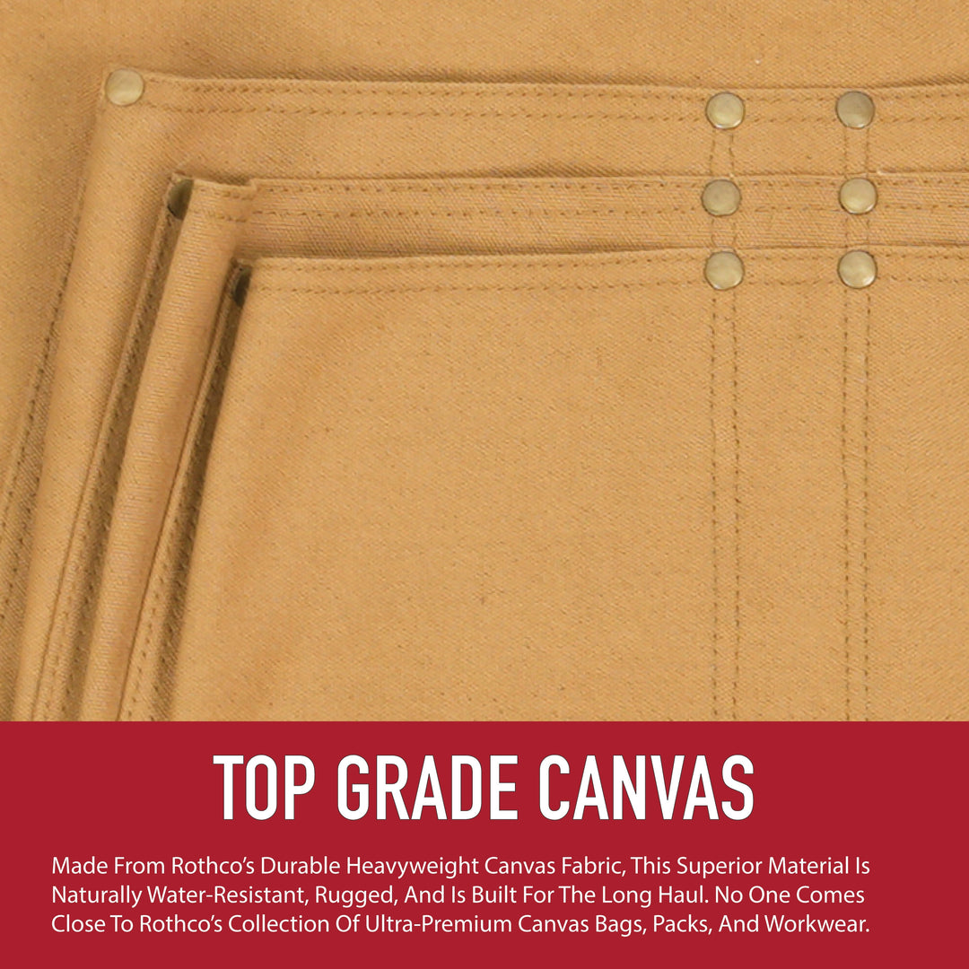 Canvas Full Work Apron - Premium Workwear from Rothco - Just $47.95! Shop now at Pat's Monograms