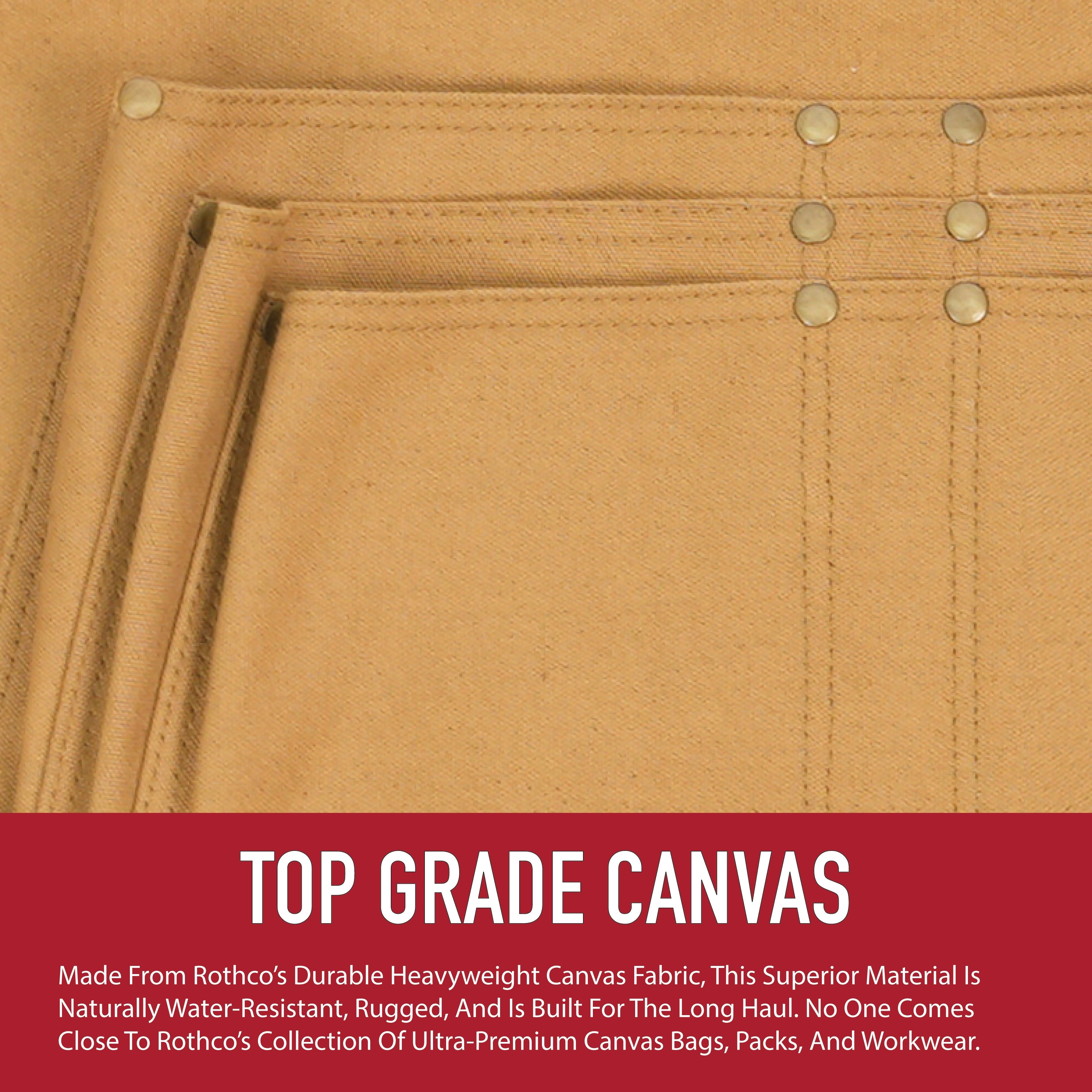 Canvas Full Work Apron - Premium Workwear from Rothco - Just $39.95! Shop now at Pat's Monograms