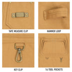 Canvas Full Work Apron - Premium Workwear from Rothco - Just $39.95! Shop now at Pat's Monograms