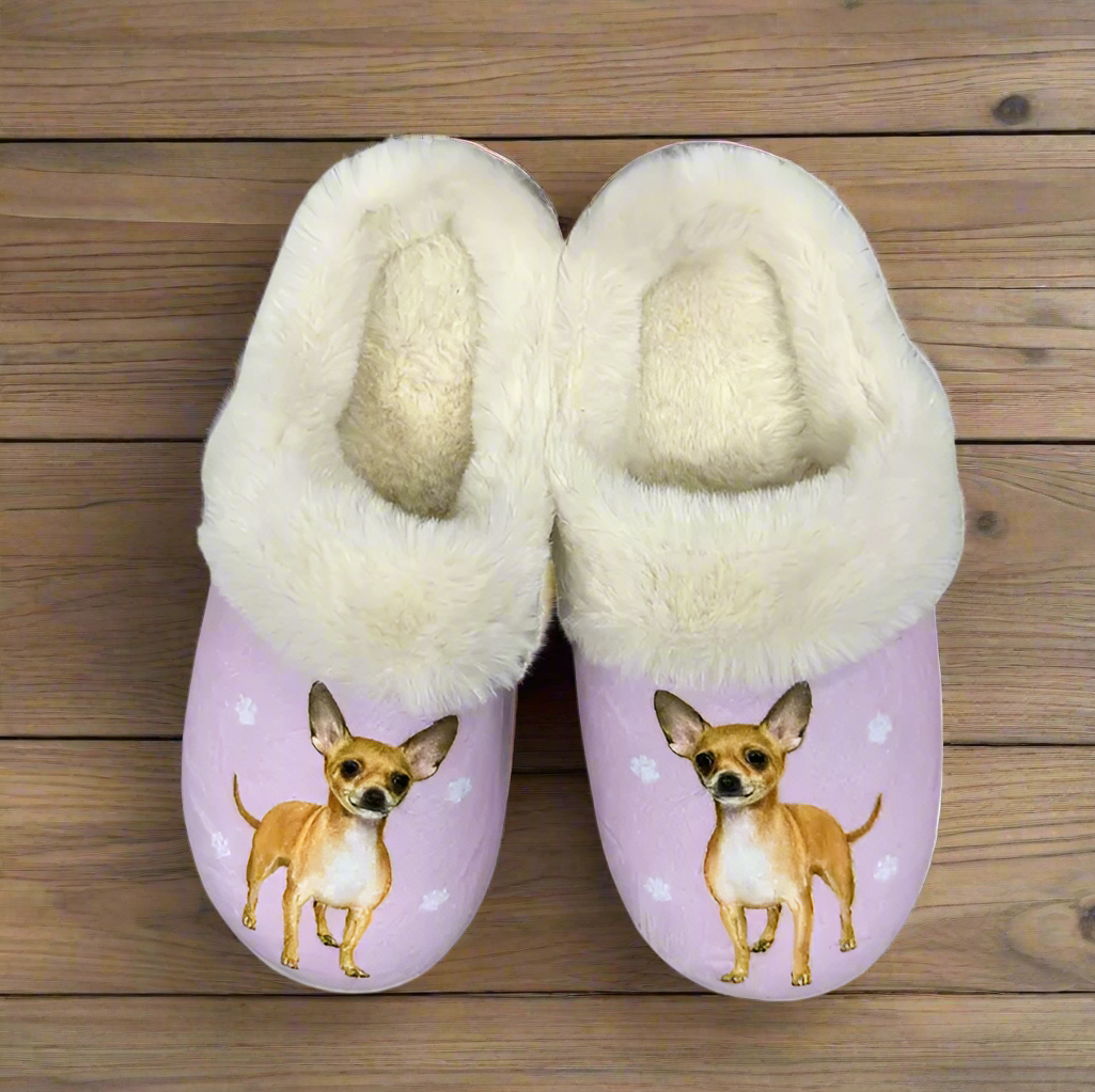 Chihuahua, Fawn Snuggs Slippers - Premium Slippers from E&S Pets - Just $24.95! Shop now at Pat's Monograms