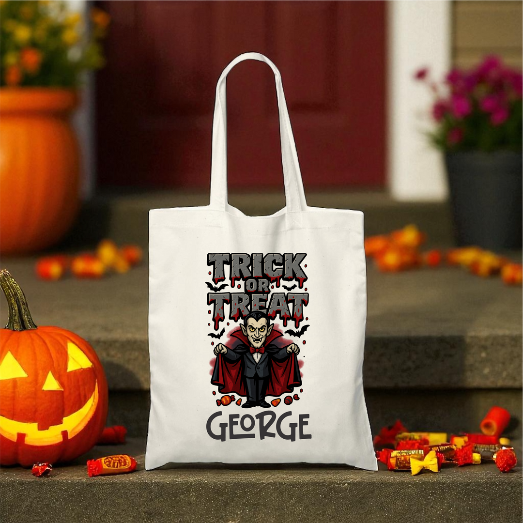 Personalized Trick or Treat Bags - Preorder - Premium Holiday Accessories from Pat's Monograms - Just $10! Shop now at Pat's Monograms