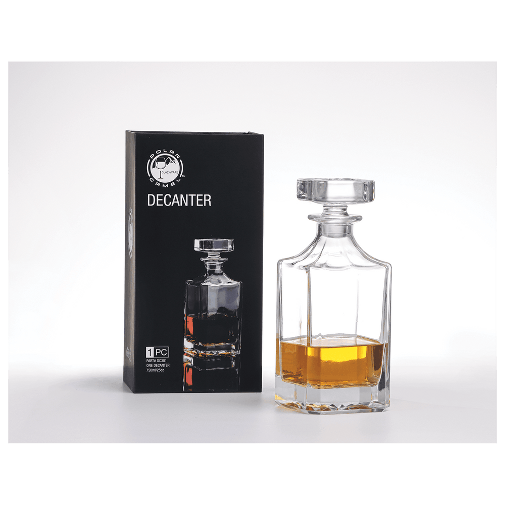 Square Glass Decanter - 750ml add Laser Engraving - Premium barware from JDS - Just $29.95! Shop now at Pat's Monograms