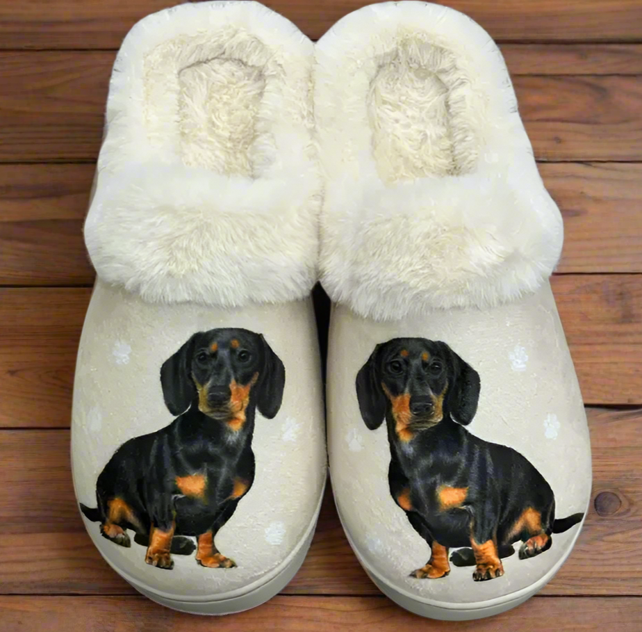 Dachshund Black Snuggs Slippers - Premium Slippers from E&S Pets - Just $24.95! Shop now at Pat's Monograms