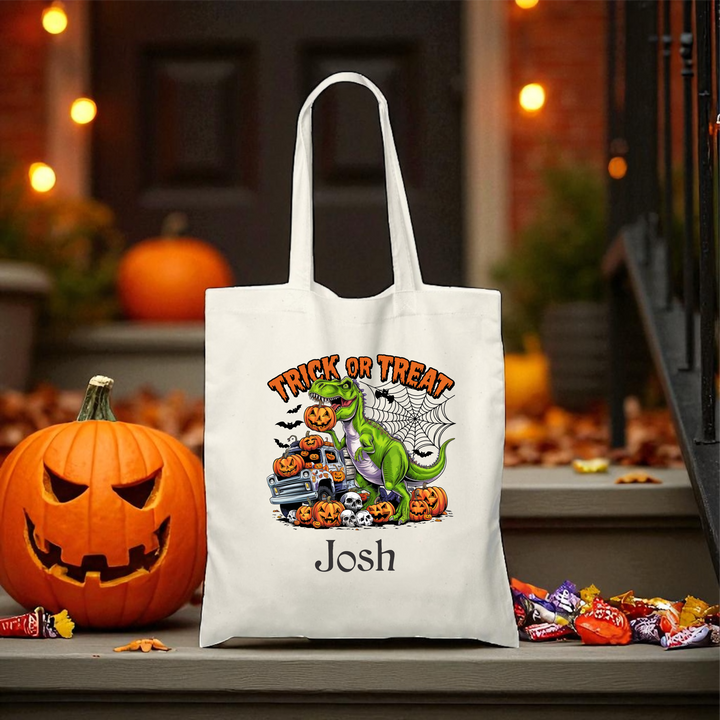 Personalized Trick or Treat Bags - Preorder - Premium Holiday Accessories from Pat's Monograms - Just $10! Shop now at Pat's Monograms