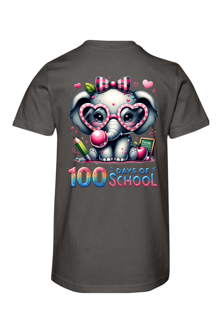 100 Days of School - Elephant - Premium T-Shirts from Pat's Monograms - Just $24.95! Shop now at Pat's Monograms