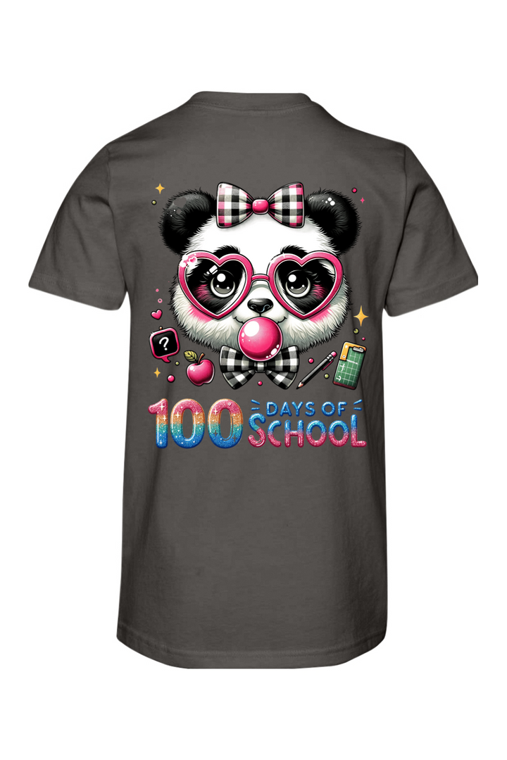 100 Days of School - Panda - Premium T-Shirts from Pat's Monograms - Just $24.95! Shop now at Pat's Monograms