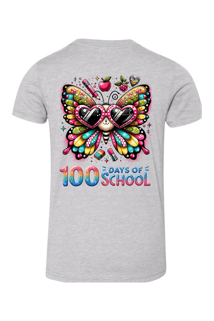 100 Days of School - Butterfly - Premium T-Shirts from Pat's Monograms - Just $24.95! Shop now at Pat's Monograms