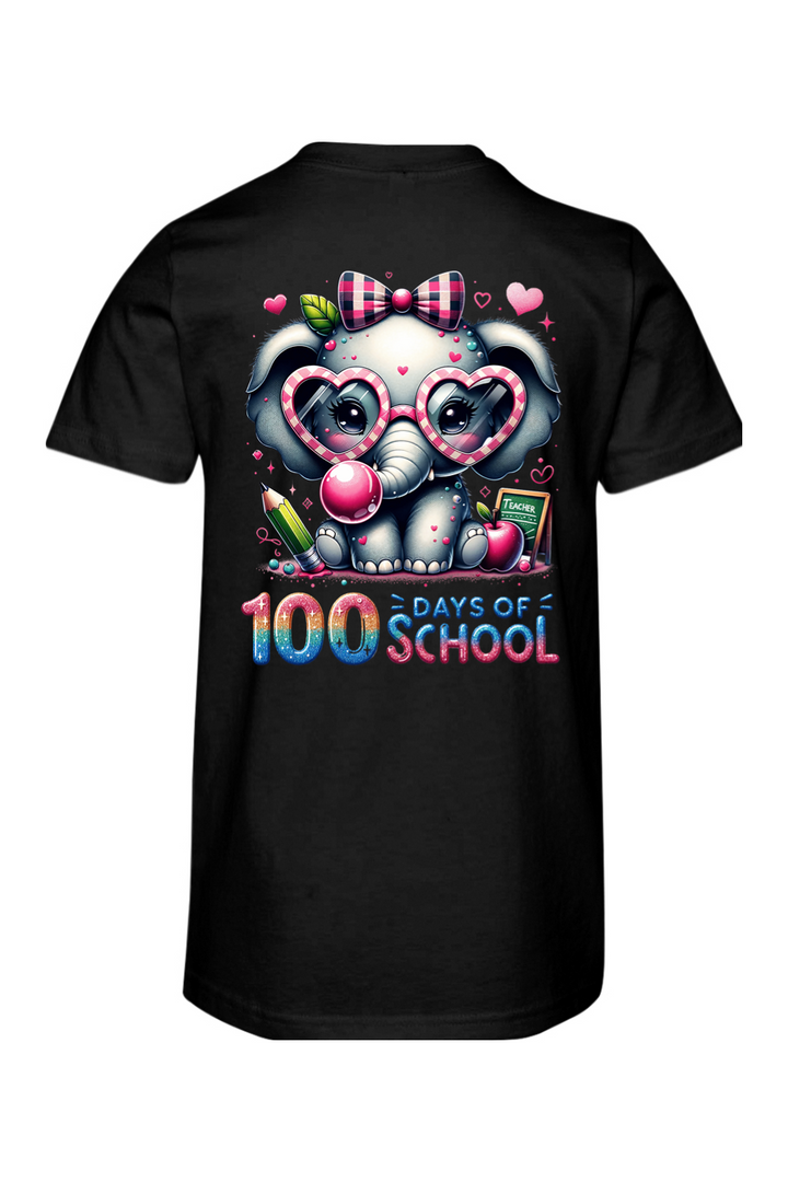 100 Days of School - Elephant - Premium T-Shirts from Pat's Monograms - Just $24.95! Shop now at Pat's Monograms