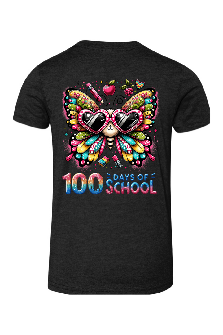 100 Days of School - Butterfly - Premium T-Shirts from Pat's Monograms - Just $24.95! Shop now at Pat's Monograms