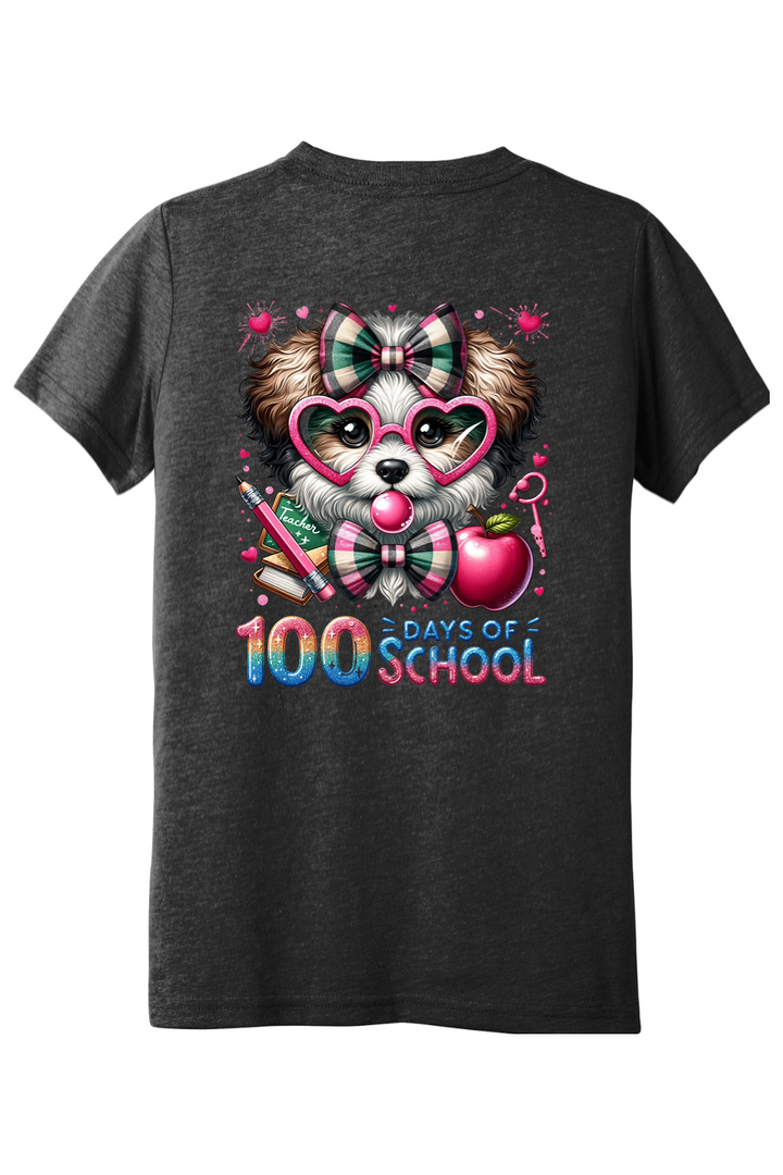 100 Days of School - Bubblegum Dog - Premium Youth Apparel from Pat's Monograms - Just $24.95! Shop now at Pat's Monograms