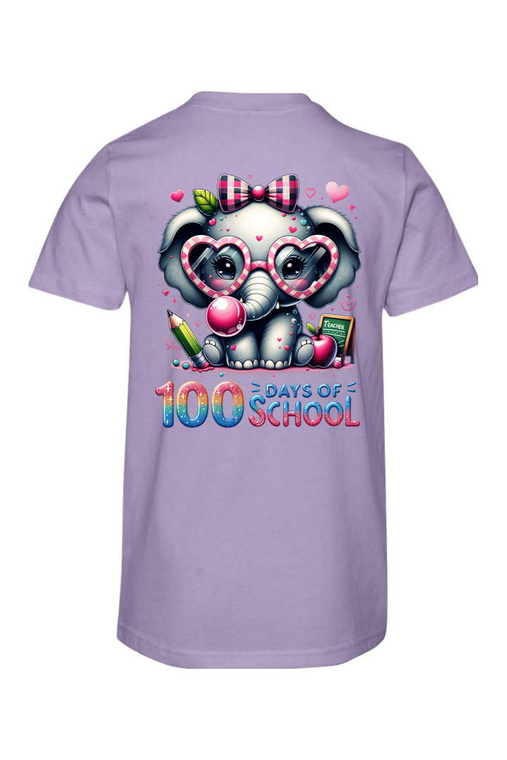 100 Days of School - Elephant - Premium T-Shirts from Pat's Monograms - Just $24.95! Shop now at Pat's Monograms