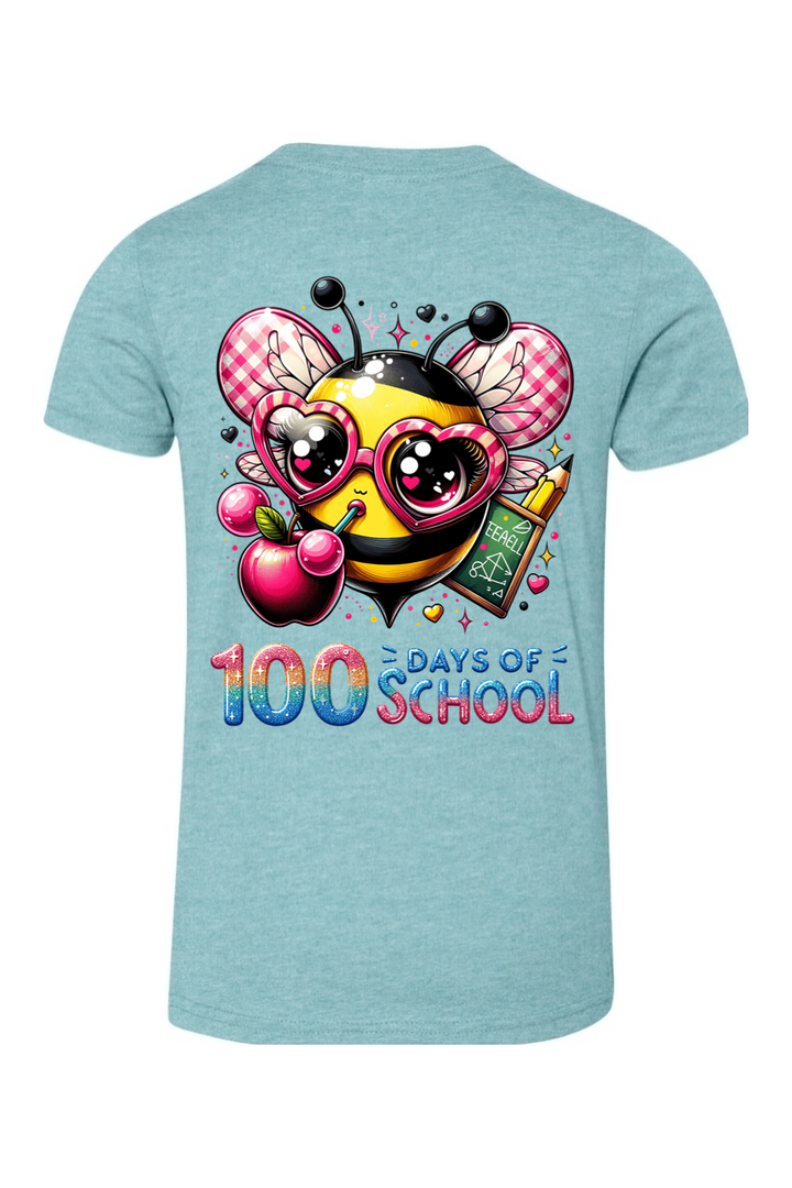 100 Days of School - Honey Bee - Premium T-Shirts from Pat's Monograms - Just $24.95! Shop now at Pat's Monograms