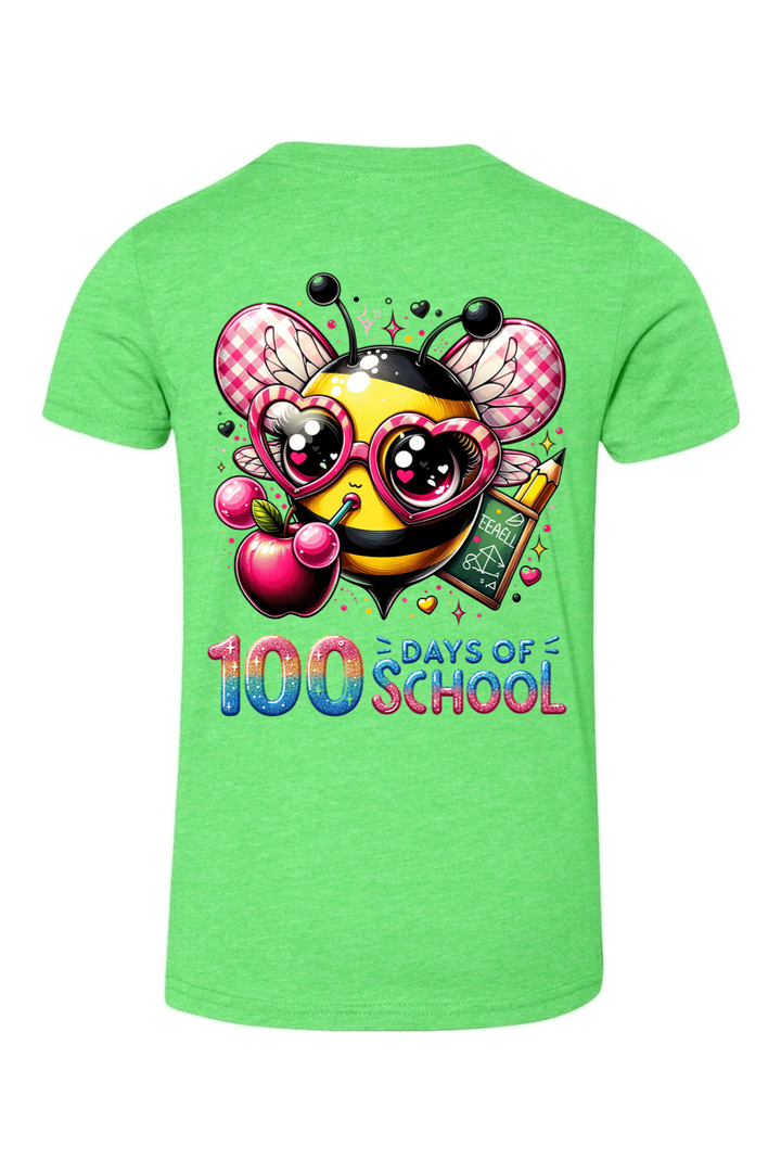 100 Days of School - Honey Bee - Premium T-Shirts from Pat's Monograms - Just $24.95! Shop now at Pat's Monograms