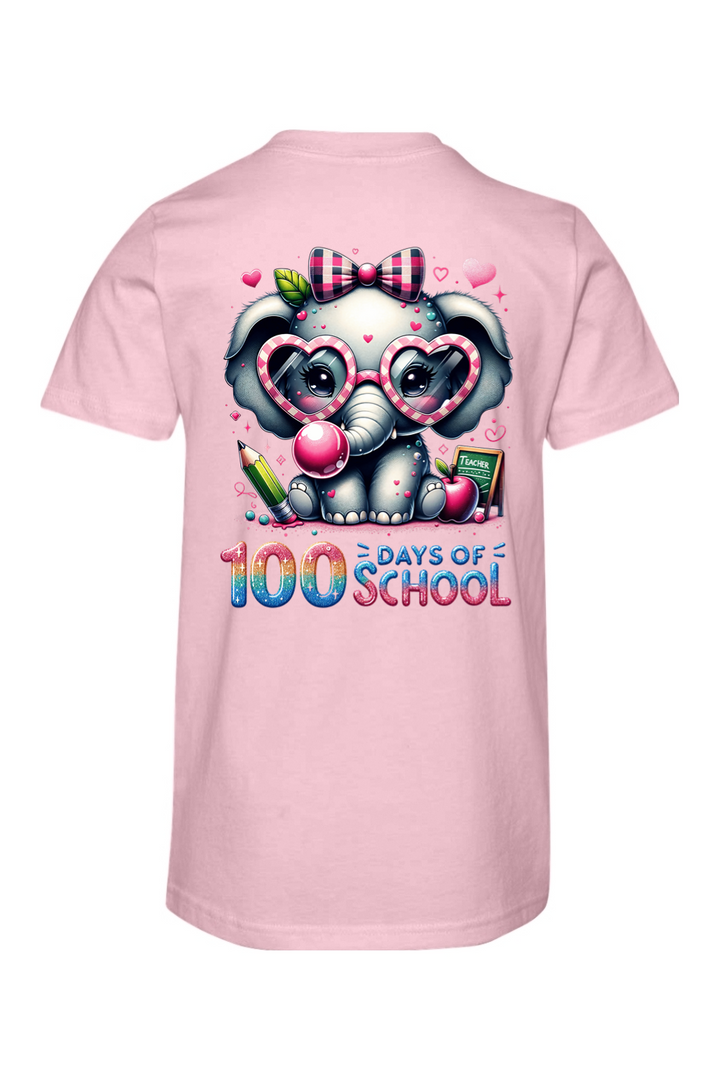 100 Days of School - Elephant - Premium T-Shirts from Pat's Monograms - Just $24.95! Shop now at Pat's Monograms