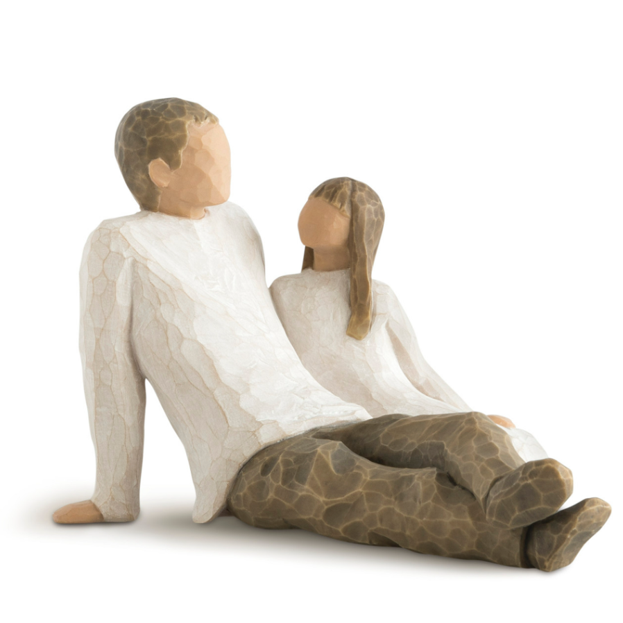 Father and Daughter - Premium Figurines from Willow Tree - Just $47.95! Shop now at Pat's Monograms