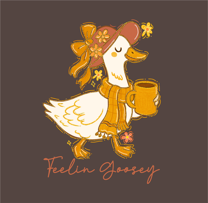 Feelin' Goosie Fall Shirt - Premium Shirts and Tanks from Pat's Monograms - Just $18.95! Shop now at Pat's Monograms