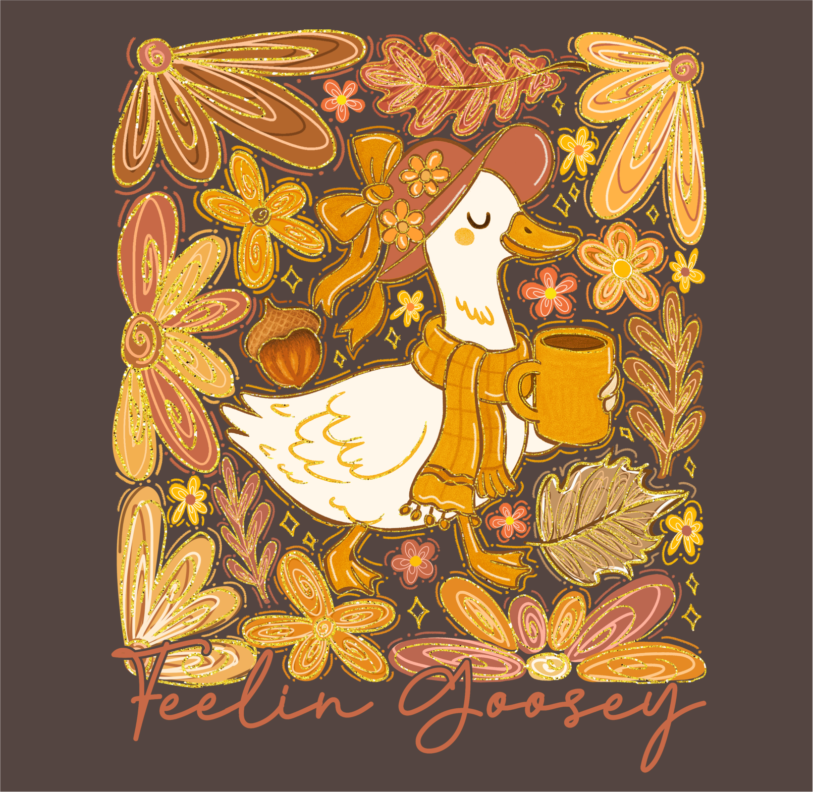 Feelin' Goosie Fall Shirt - Premium Shirts and Tanks from Pat's Monograms - Just $24.95! Shop now at Pat's Monograms