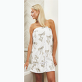 Spa Wrap - Flax Bows - Premium Bath Wrap from Bella Sleep + Spa - Just $45.95! Shop now at Pat's Monograms