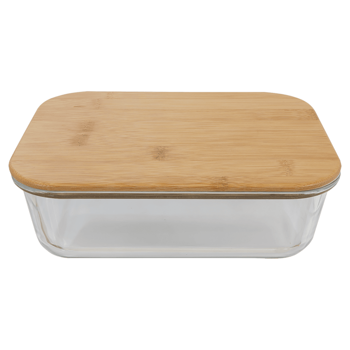 Laser Engravable 50oz. Rectangle Glass Food Container - Premium Laser Engraved from JDS - Just $12.95! Shop now at Pat's Monograms