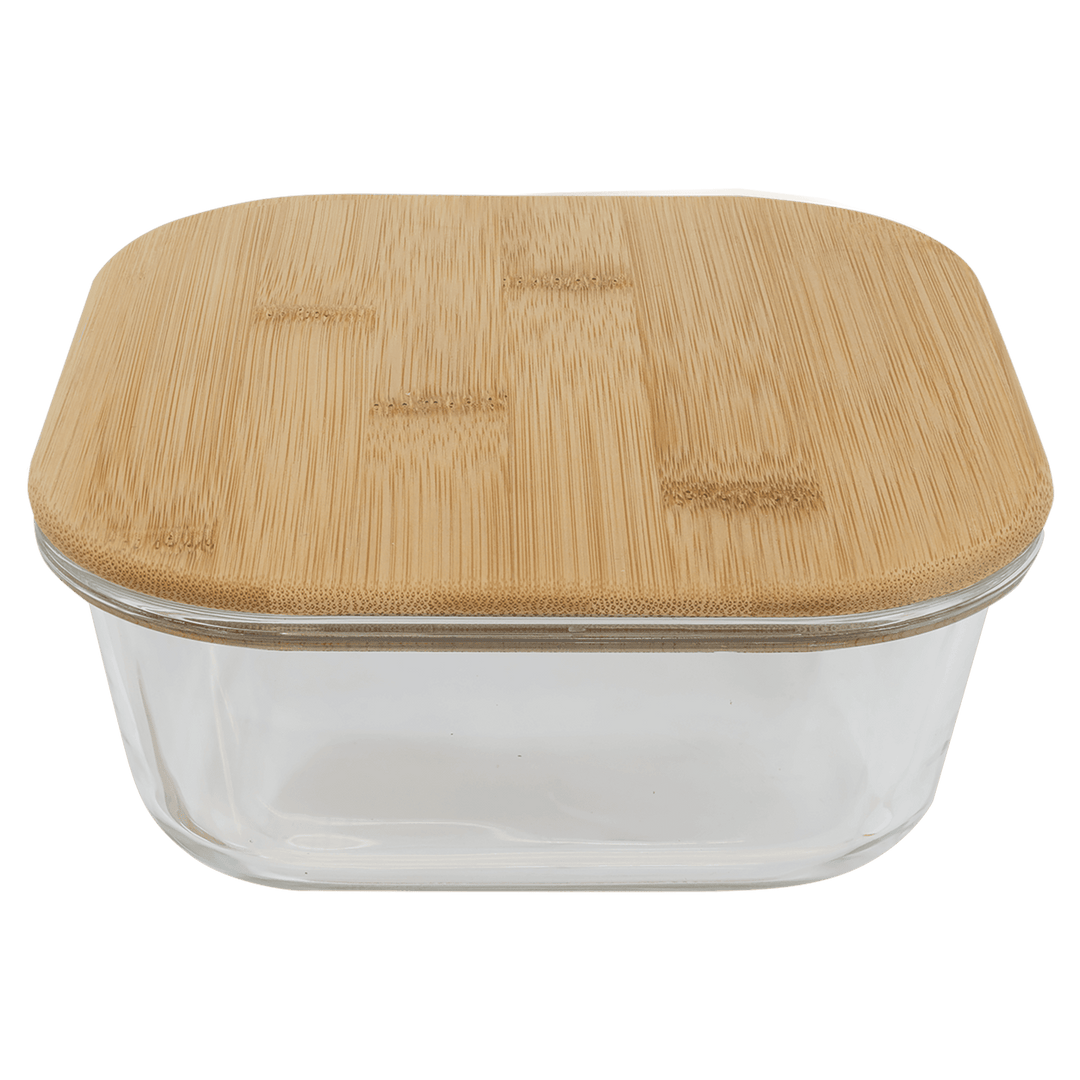 Laser Engravable 37oz. Square Glass Food Container - Premium Laser Engraved from JDS - Just $12.95! Shop now at Pat's Monograms