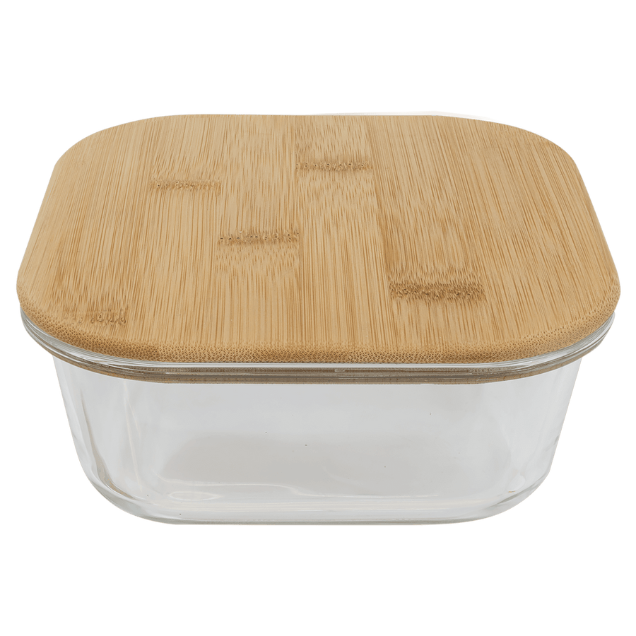 Laser Engravable 37oz. Square Glass Food Container - Premium Laser Engraved from JDS - Just $12.95! Shop now at Pat's Monograms