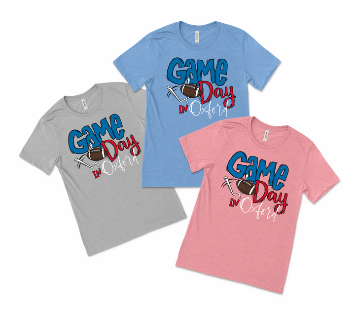 Game Day Tee - Ole Miss - Premium T-Shirts from Pat's Monograms - Just $20! Shop now at Pat's Monograms