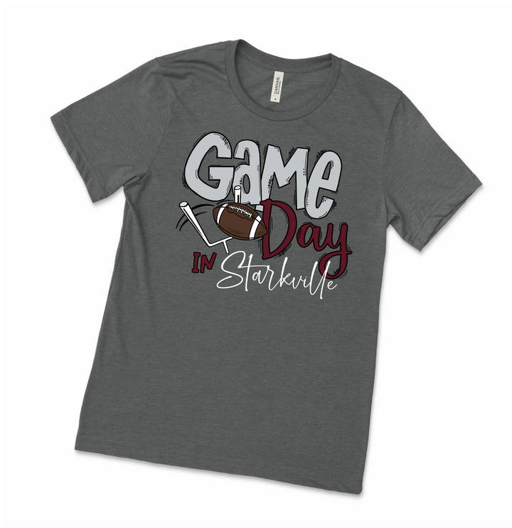 Game Day Tee - MS State - Premium T-Shirts from Pat's Monograms - Just $22! Shop now at Pat's Monograms