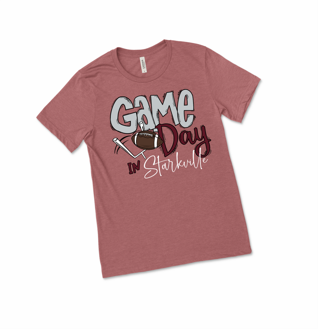Game Day Tee - MS State - Premium T-Shirts from Pat's Monograms - Just $22! Shop now at Pat's Monograms
