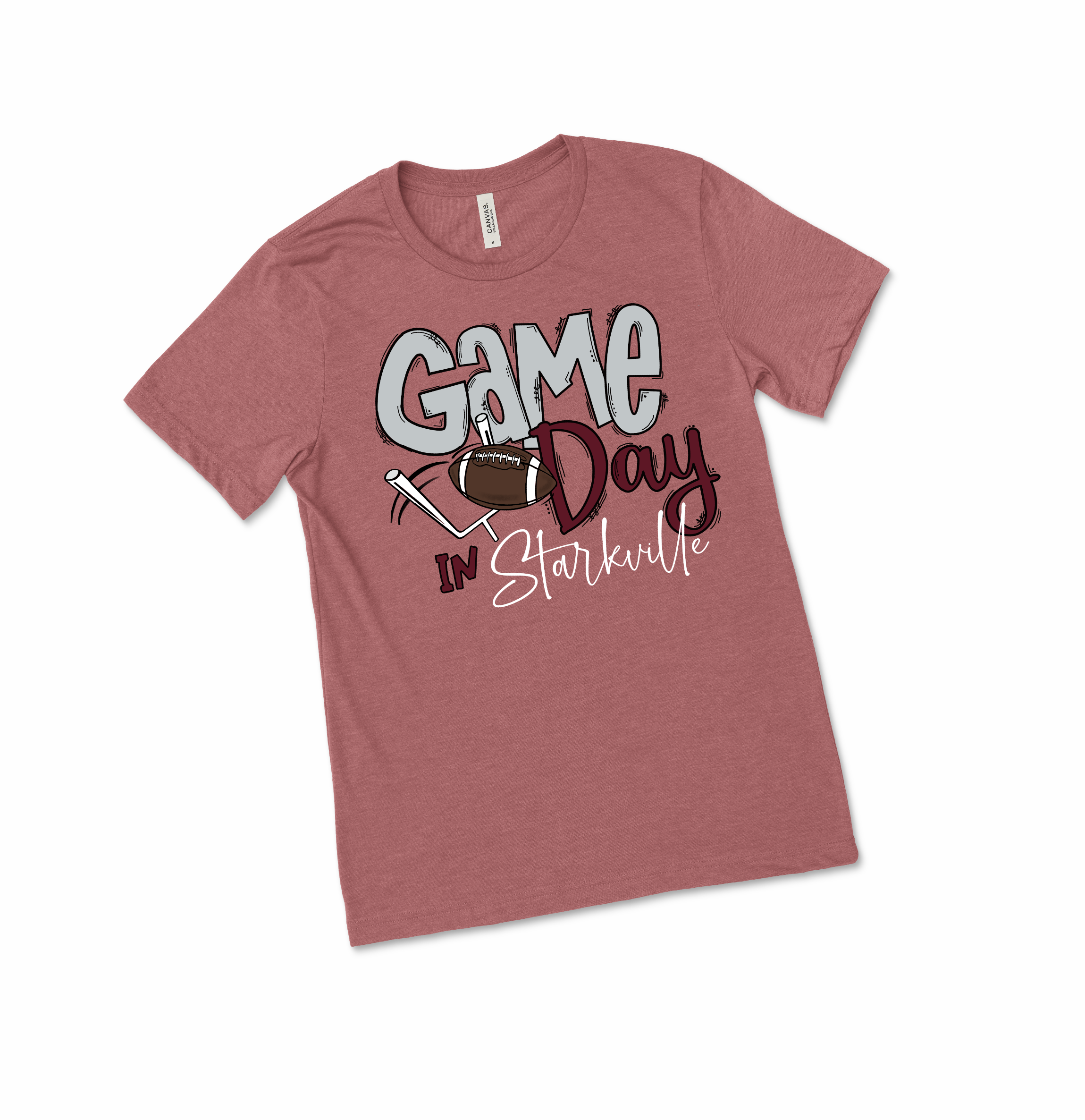 Game Day Tee - MS State - Premium T-Shirts from Pat's Monograms - Just $22! Shop now at Pat's Monograms