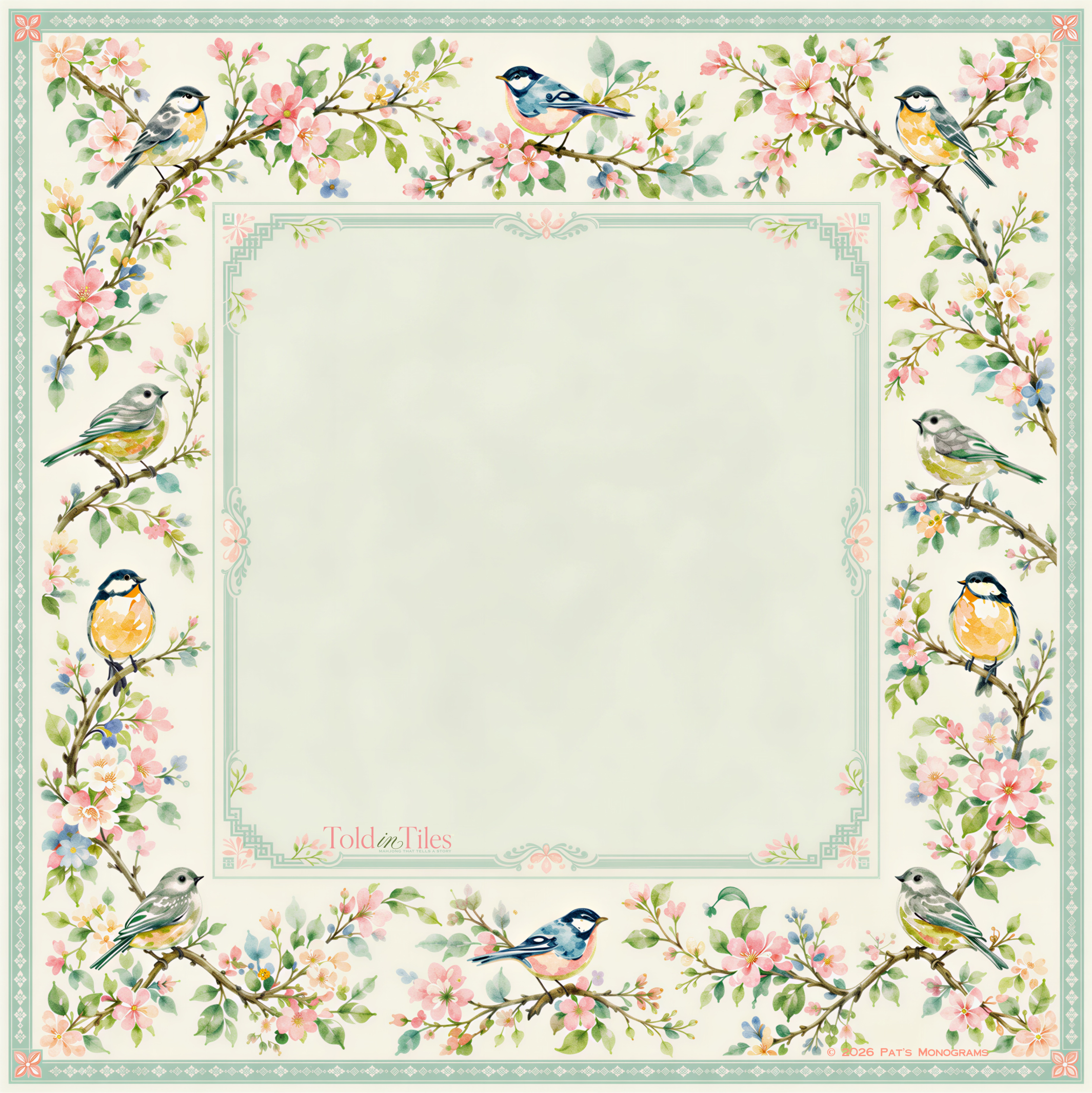 Garden Canopy —  Mahjong Mat - PREORDER