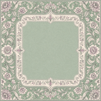 Garden Lattice — Sage and Lavender Mahjong Mat - PREORDER - Premium Mahjong from Told in Tiles - Just $80! Shop now at Pat's Monograms