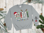Custom Claus Sweatshirt for Grandma, Mama, Aunt, Nanny - Premium Clothing from Pat's Monograms - Just $39.95! Shop now at Pat's Monograms