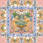 The Golden Standard — Golden Retriever Chinoiserie Mahjong Mat | Paws & Tiles Collection - PREORDER - Premium Mahjong from Told in Tiles - Just $80! Shop now at Pat's Monograms