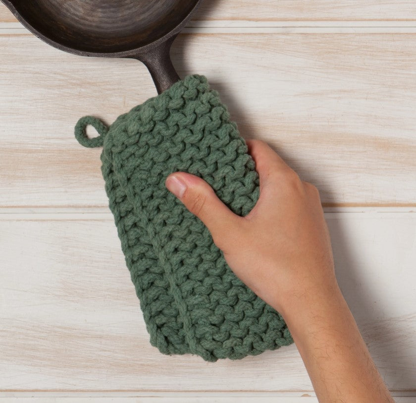 Chunky Knit Potholders - Premium Kitchen Accessories from Danica Heirloom - Just $8.95! Shop now at Pat's Monograms