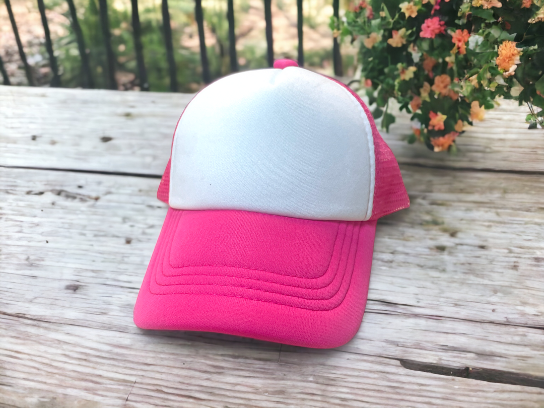 Baby Foam Front Trucker Caps - Premium Baby Accessories from Tiny Trucker Co - Just $10.0! Shop now at Pat's Monograms