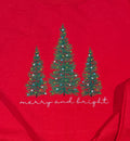 Merry and Bright - Side Bow Sweatshirt — Christmas Shirts