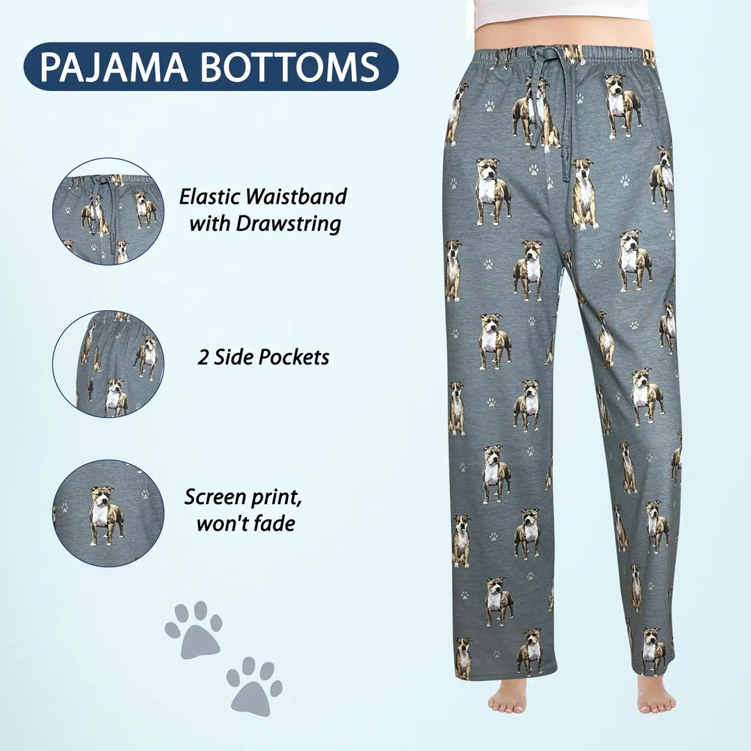 Pit Bull Pajama Pants - Premium Pajamas from E&S Pets - Just $26.95! Shop now at Pat's Monograms