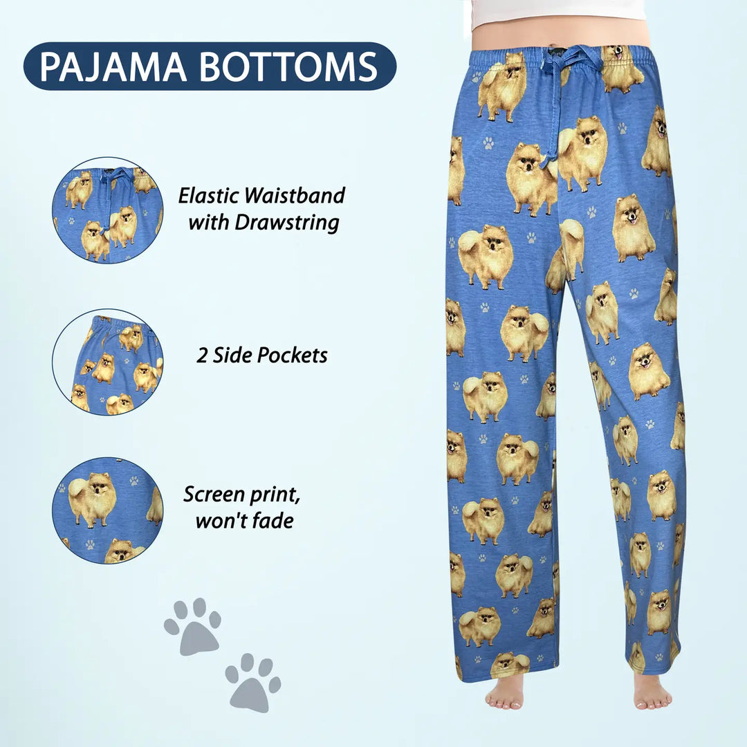 Pomeranian Pajama Pants - Premium Pajamas from E&S Pets - Just $26.95! Shop now at Pat's Monograms