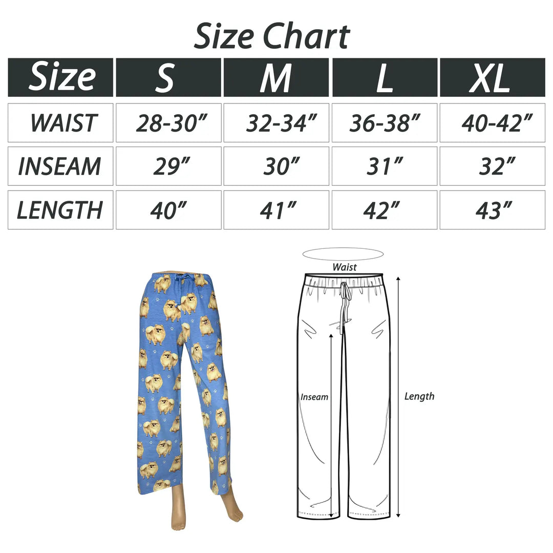 Pomeranian Pajama Pants - Premium Pajamas from E&S Pets - Just $26.95! Shop now at Pat's Monograms