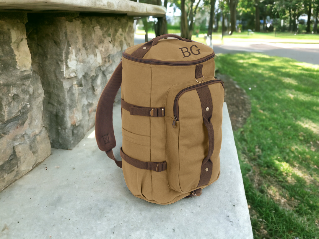 Covertible Canvas Duffle / Backpack 19" - Premium Bags and Totes from Rothco - Just $36.95! Shop now at Pat's Monograms