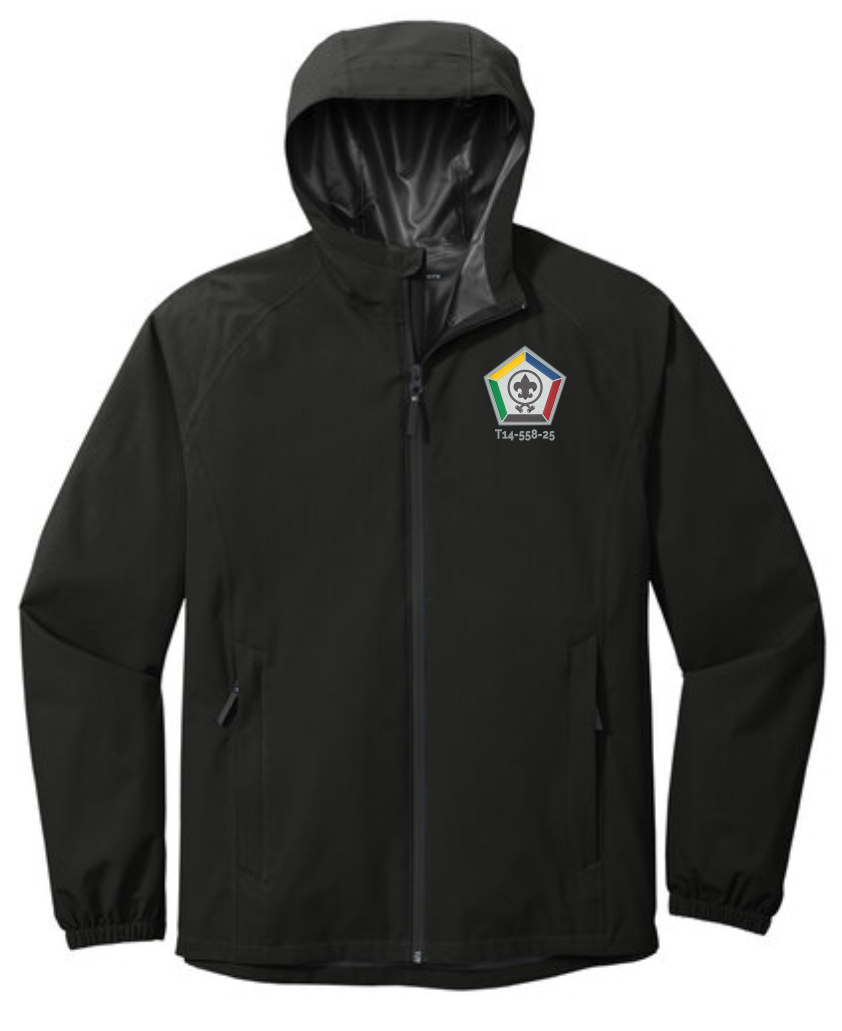 Woodbadge Essential Rain Jacket - Premium  from Pat's Monograms - Just $59! Shop now at Pat's Monograms