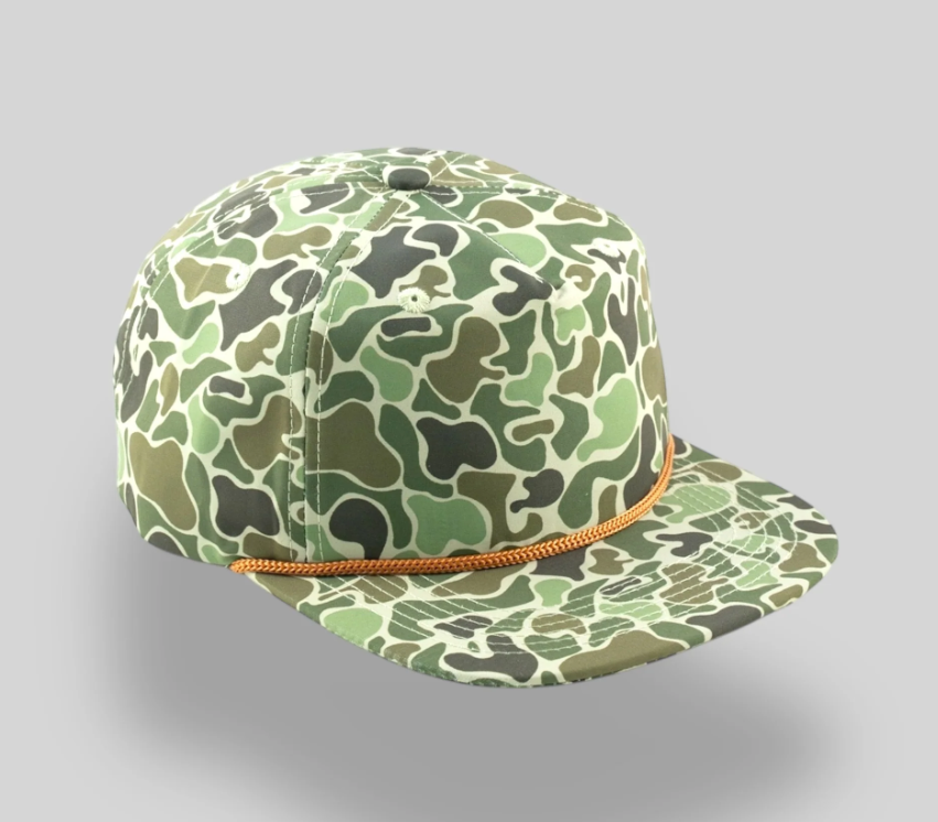 Camo Rope Hats - Premium hats from Blank Rope Hats - Just $19! Shop now at Pat's Monograms