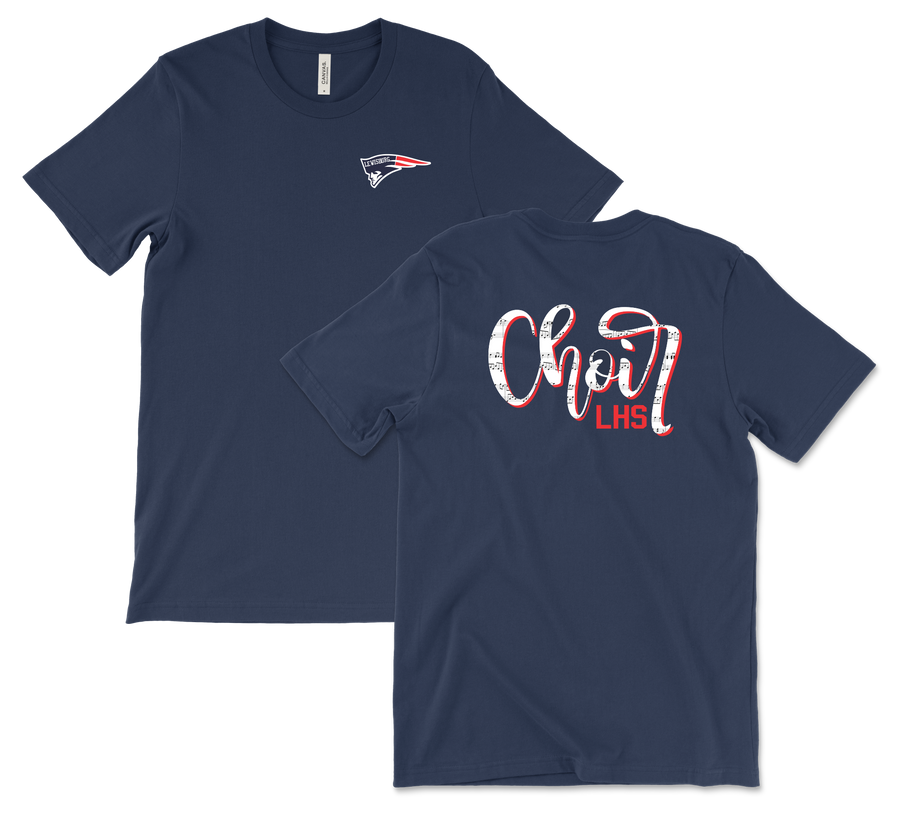 LHS Choir Bella Canvas Tee - Premium  from Pat's Monograms - Just $15! Shop now at Pat's Monograms