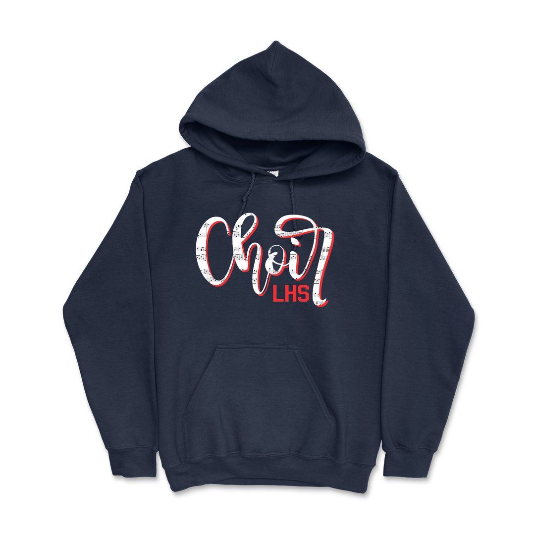 LHS Choir Hoodie - Premium  from Pat's Monograms - Just $30! Shop now at Pat's Monograms