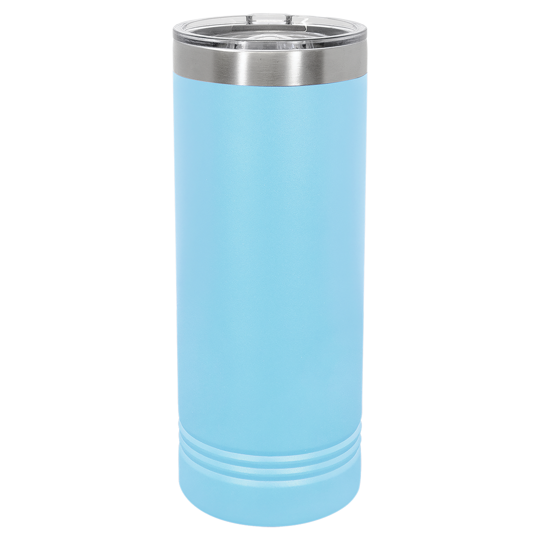 Laser Engraved Skinny Tumbler - 22oz. - Premium drinkware from Polar Camel - Just $23.50! Shop now at Pat's Monograms