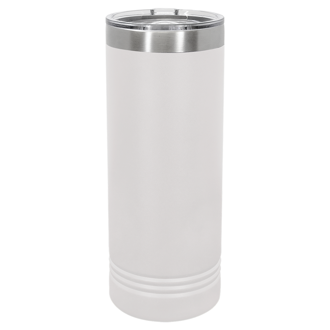 Laser Engraved Skinny Tumbler - 22oz. - Premium drinkware from Polar Camel - Just $23.50! Shop now at Pat's Monograms