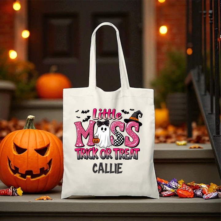 Personalized Trick or Treat Bags - Preorder - Premium Holiday Accessories from Pat's Monograms - Just $10! Shop now at Pat's Monograms