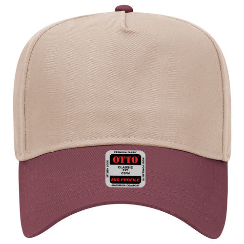 Otto 5 Panel 31- - Mid Profle Vintage Cotton/Twill Baseball Cap - Premium Hat from Otto Caps - Just $7.50! Shop now at Pat's Monograms