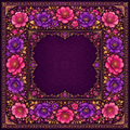 Midnight Bloom — Bold Floral Jewel Tone Mahjong Mat - PREORDER - Premium Mahjong from Told in Tiles - Just $80! Shop now at Pat's Monograms